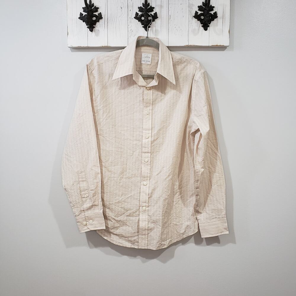 Todd Snyder Seersucker Long Point Collar Shirt 15